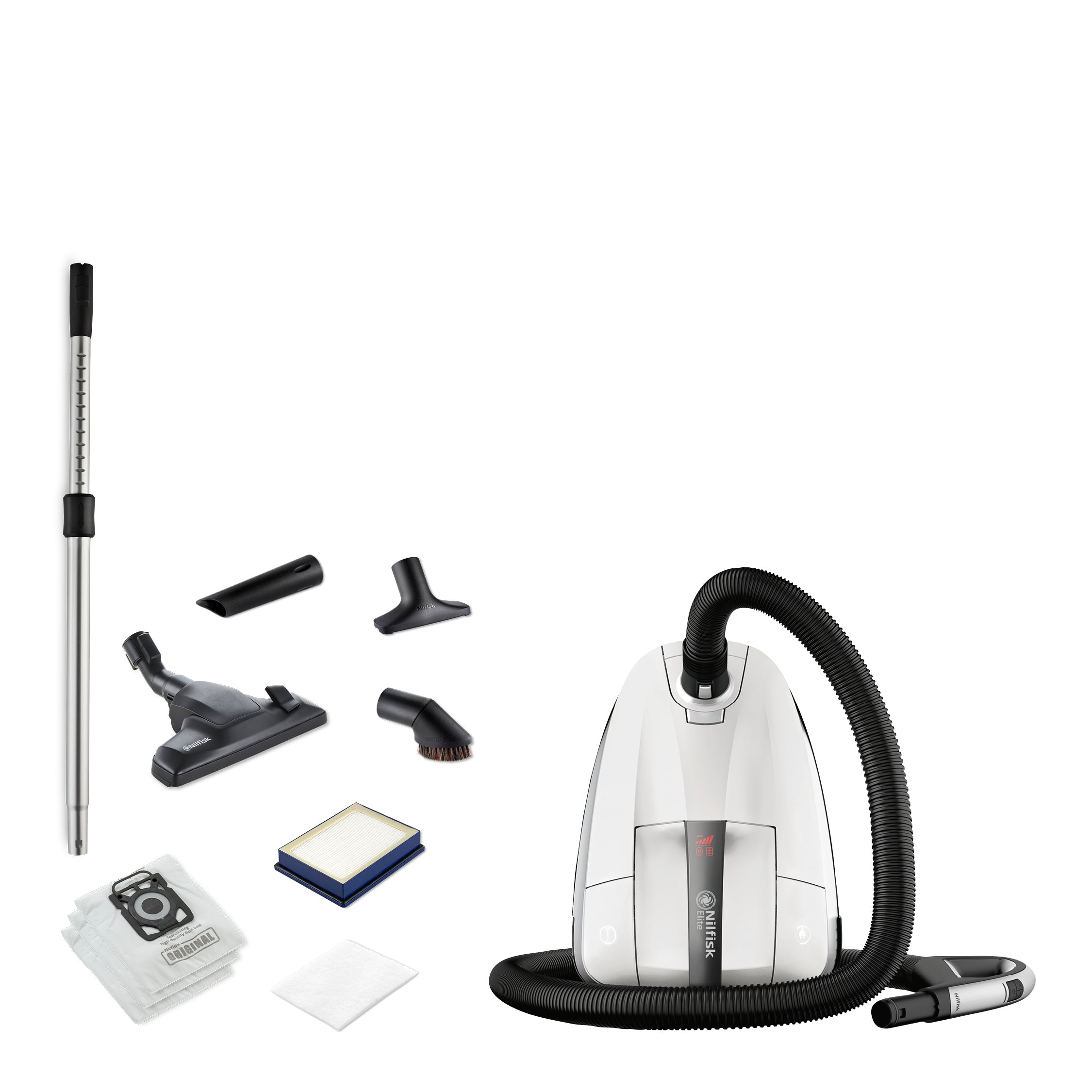ES Elite Hvid Støvsuger, 650 W