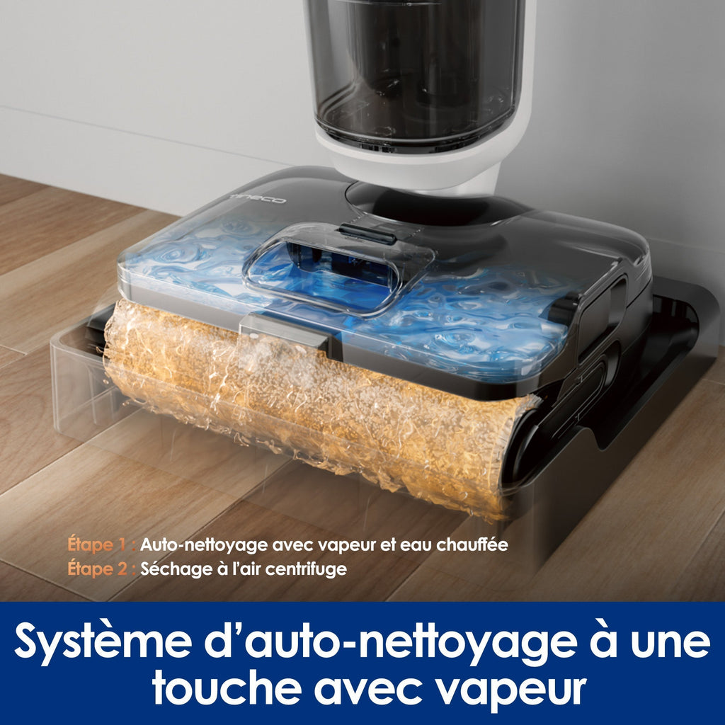 Tineco FLOOR ONE S6 Stretch Steam Aspirateur-laveur avec fil humide et sec tout-en-un