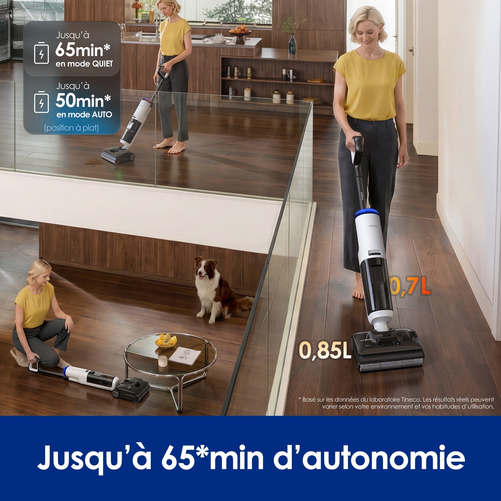 Tineco FLOOR ONE S7 Stretch Turbo Aspirateur Laveur