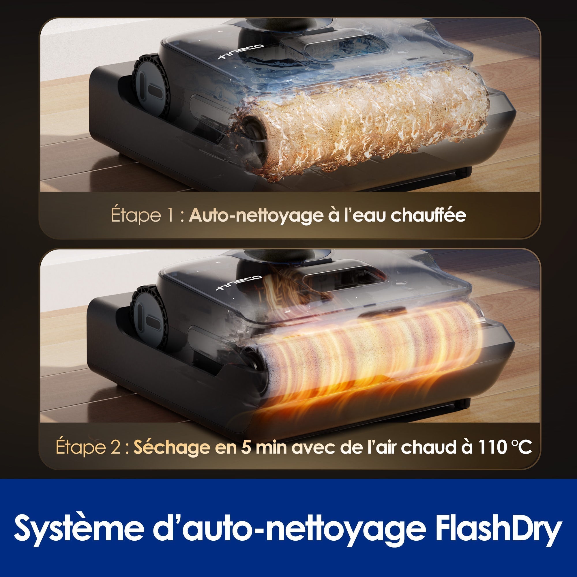 Tineco FLOOR ONE S7 Stretch Turbo Aspirateur Laveur