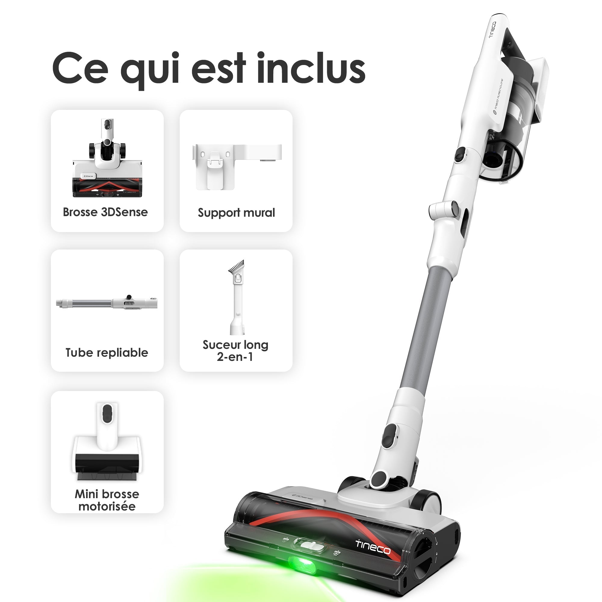 Tineco PURE ONE A50S PLUS Aspirateur Balai Sans-Fil