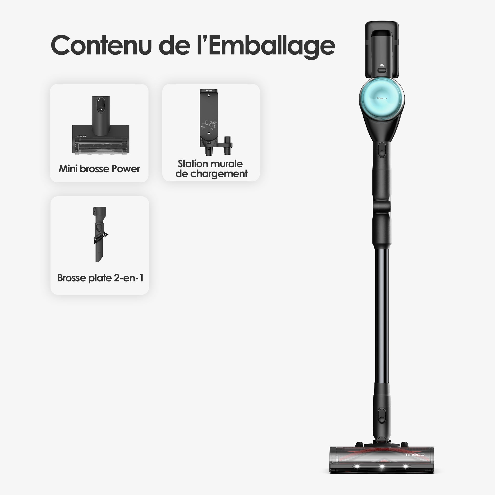 Tineco PURE ONE S50 Pro Pet Aspirateur Balai Sans Fil