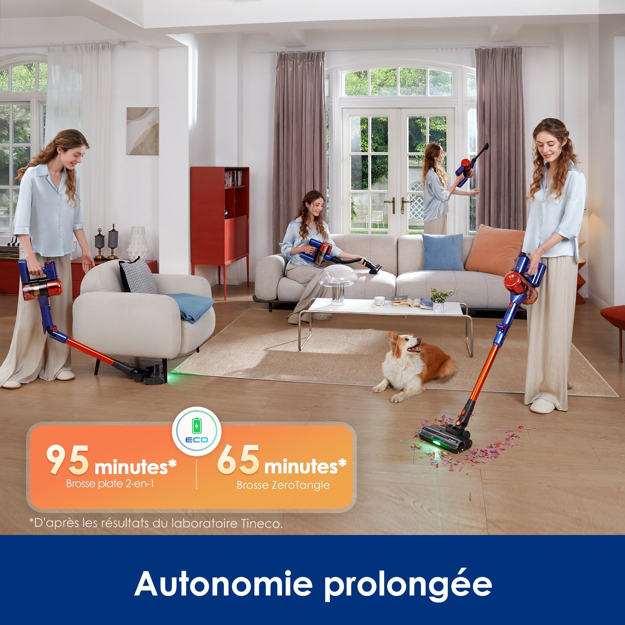 Tineco Pure One S70 Aspirateur Balai sans Fil(Orange)