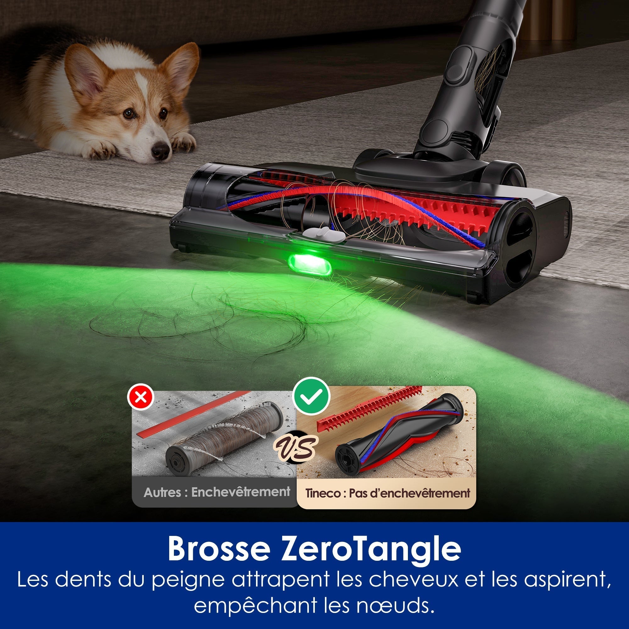 Tineco Pure One Station 5 Pro Aspirateur Balai sans Fil avec Base